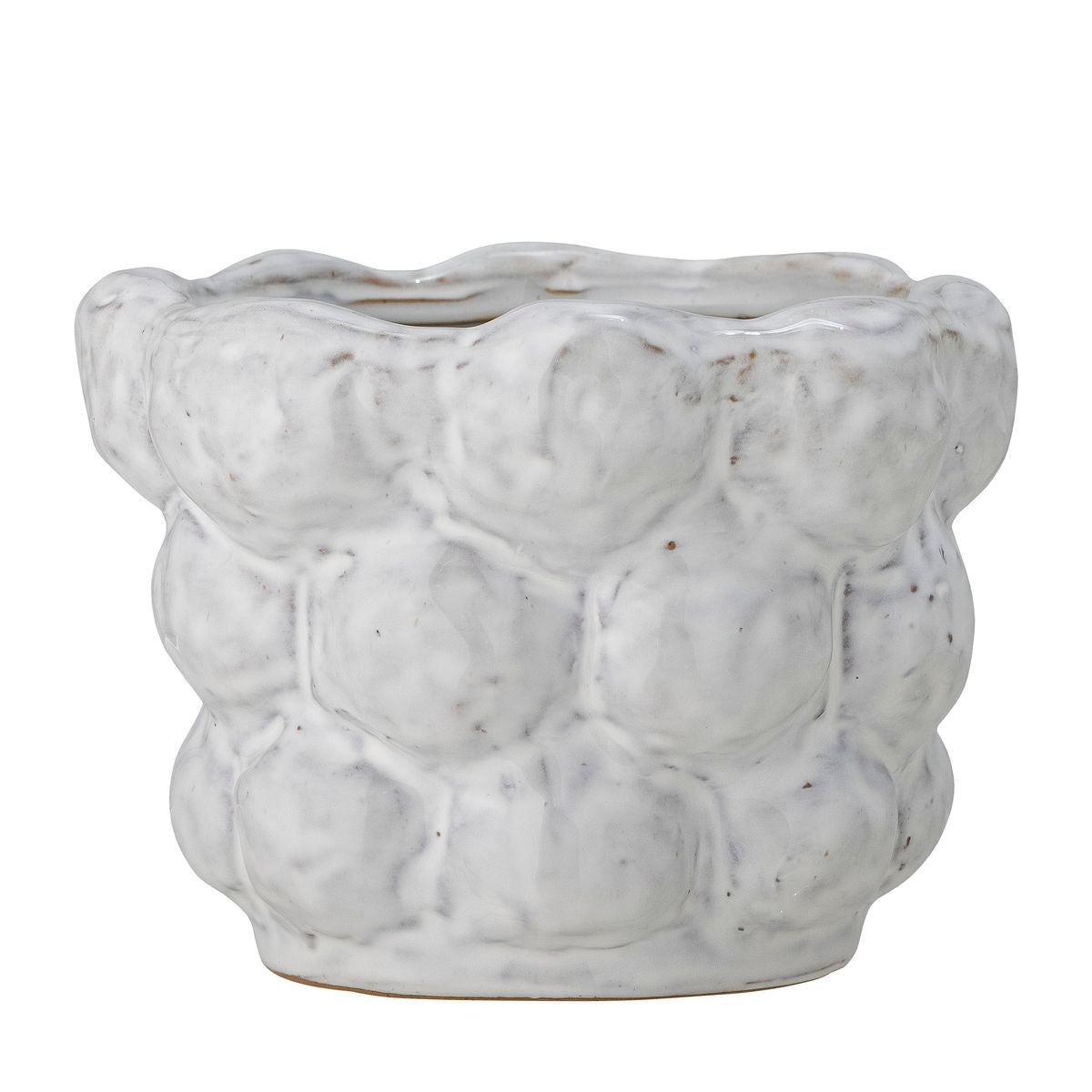 Bloomingville Dieter Herbal Potted Hjules, White, Stoneware