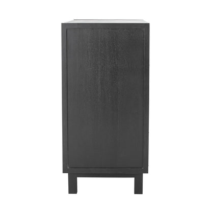 Bloomingville Trento Cabinet, Black, Gmelina Wood