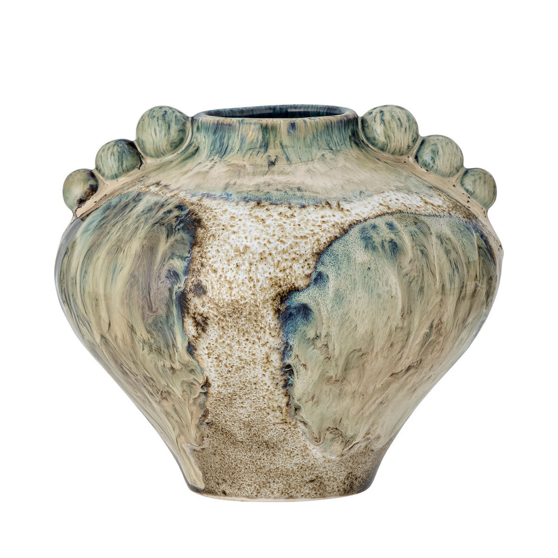 Bloomingville Cophia Vase, Blue, Stoneware