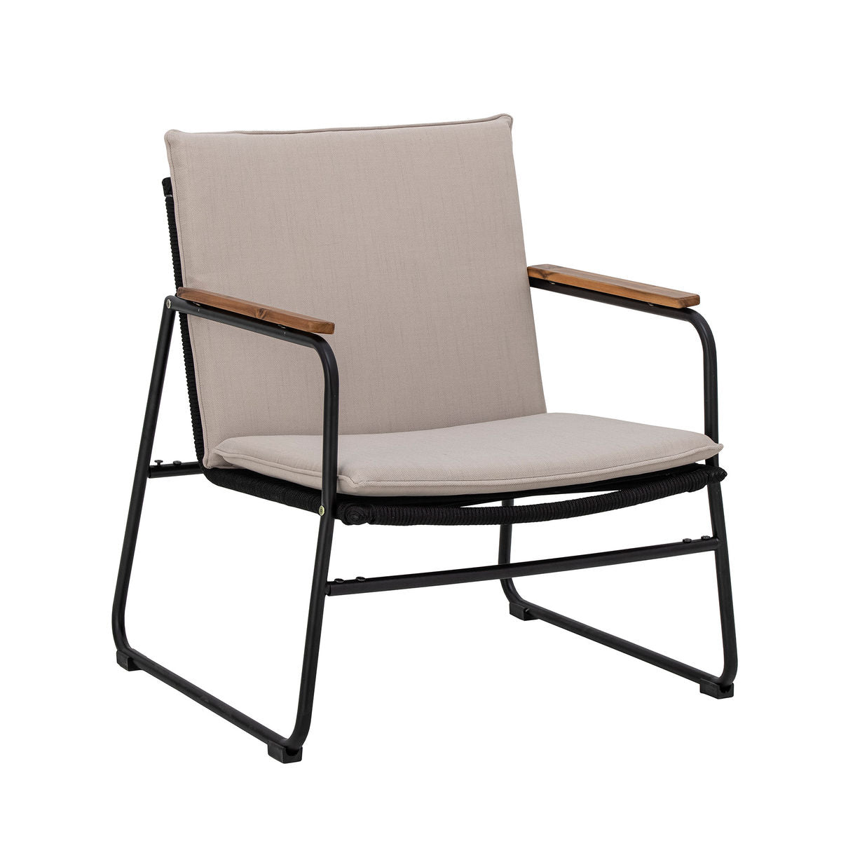 Bloomingville Hampton Lounge Chair, Black, Metal