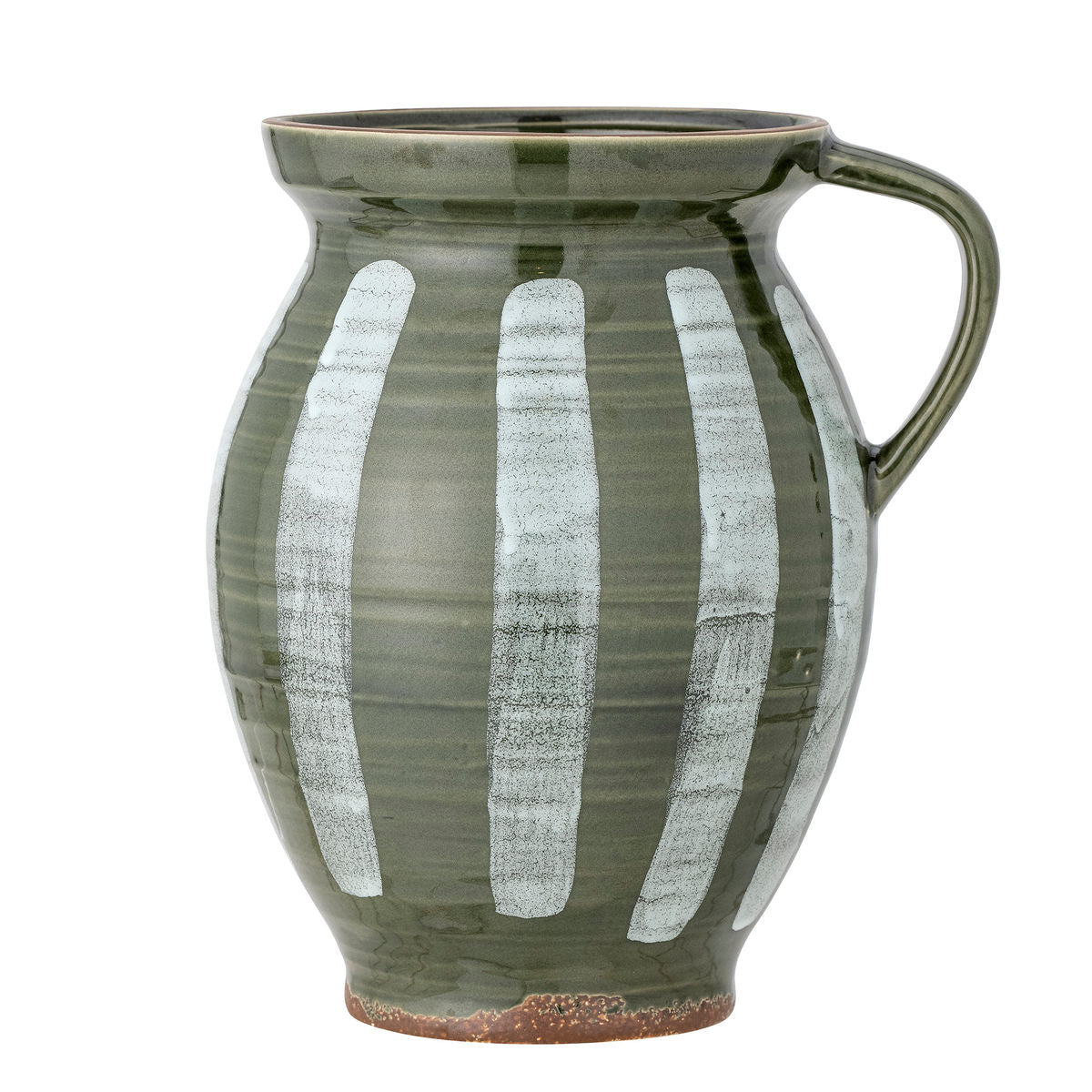 Bloomingville Frigg Vase, grønt, steingods