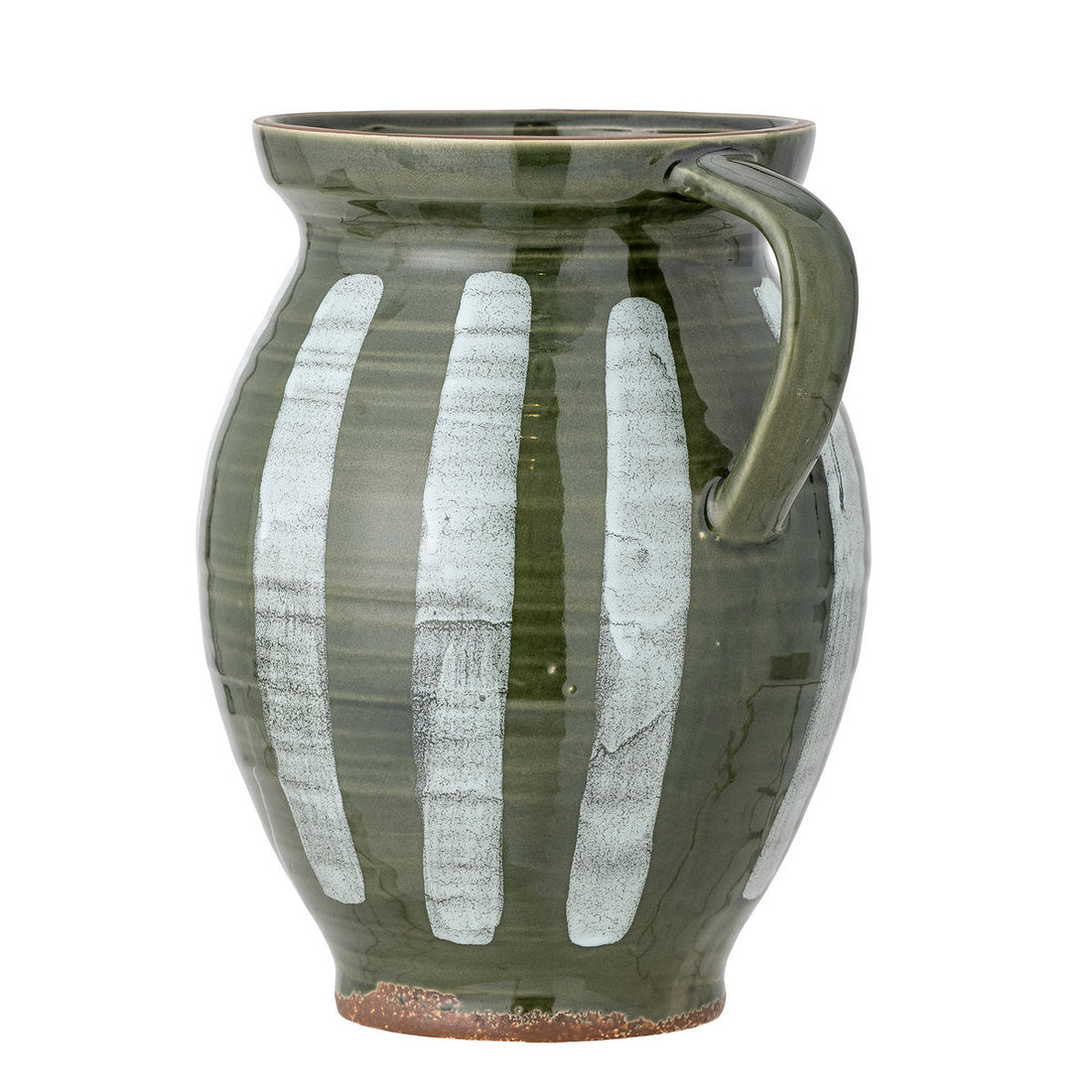 Bloomingville Frigg Vase, grønt, steingods