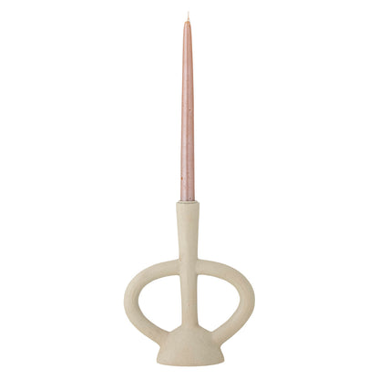 Bloomingville Ramina Candlestick, White, Polyresin