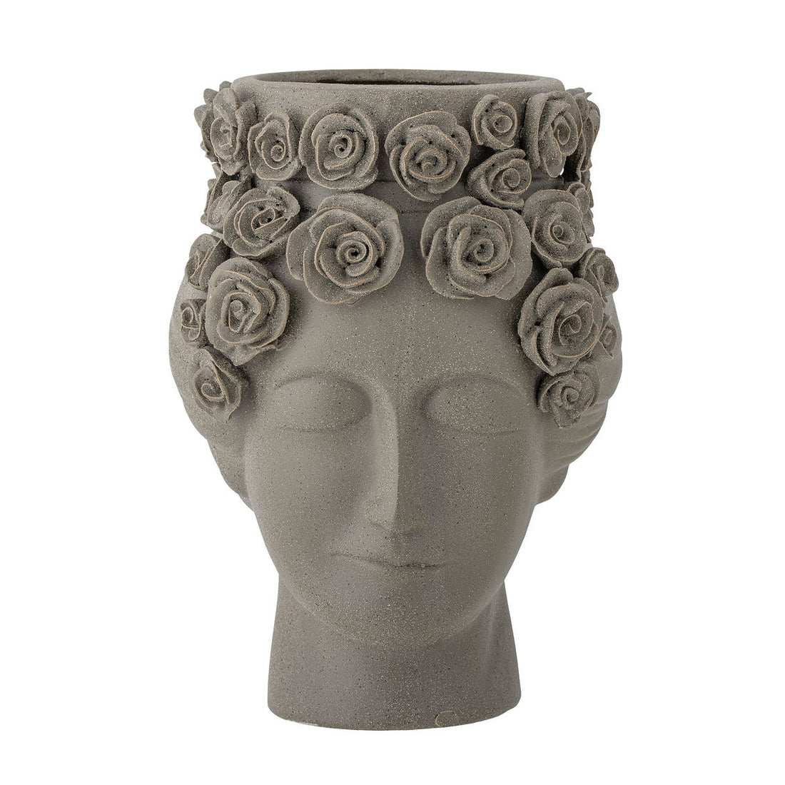Bloomingville Akira Vase, grå, steingods