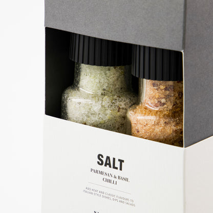 Nicolas Vahe Gift Box, Nicolas Vahé Parmesan &amp; Basil Salt &amp; Chilli Salt