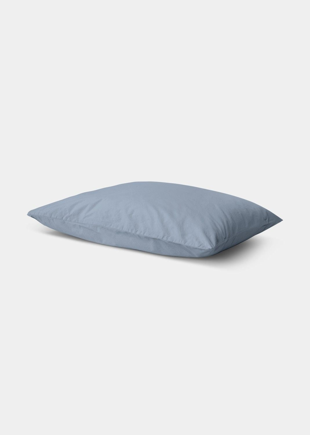 Sekan Studio Cotton Percale Pillow Covers - Due Blue