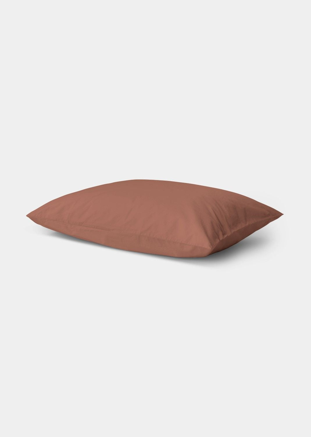 Sekan Studio Cotton Percale Pillow Covers - Rust