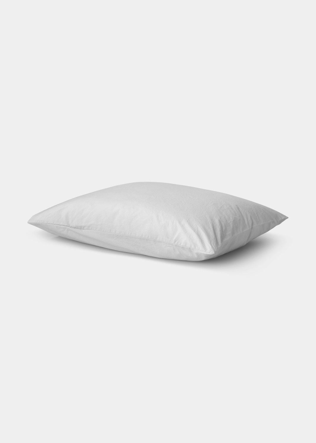 Sekan Studio Cotton Percale Pillow Covers - Light Grey