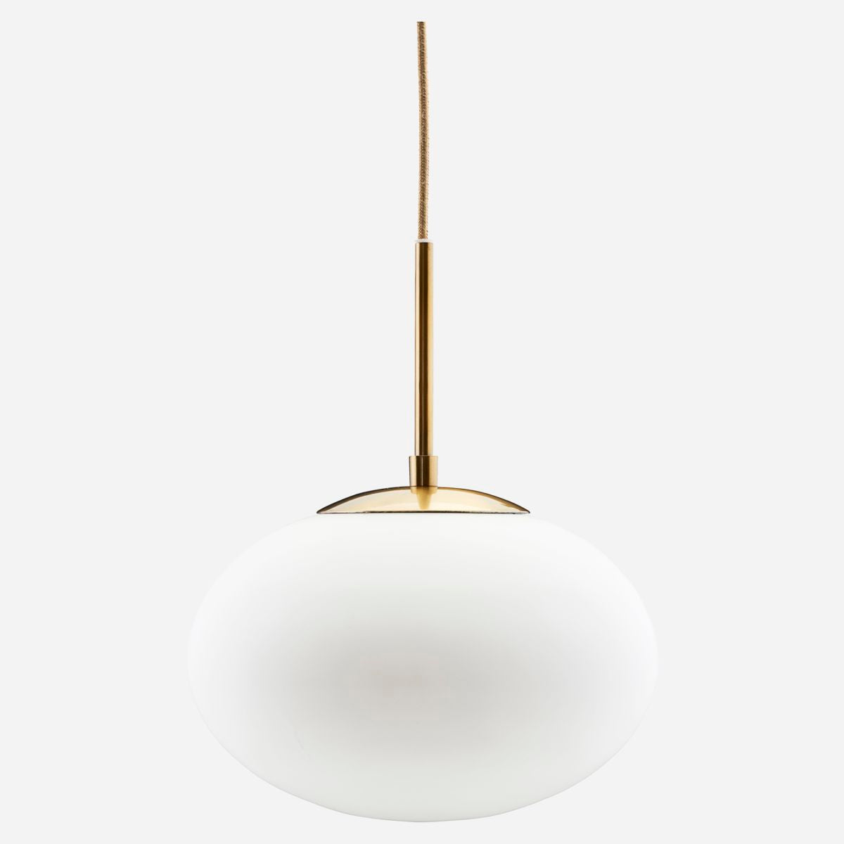 House Doctor Lamp, Opal, White-H: 35 cm, DIA: 30 cm