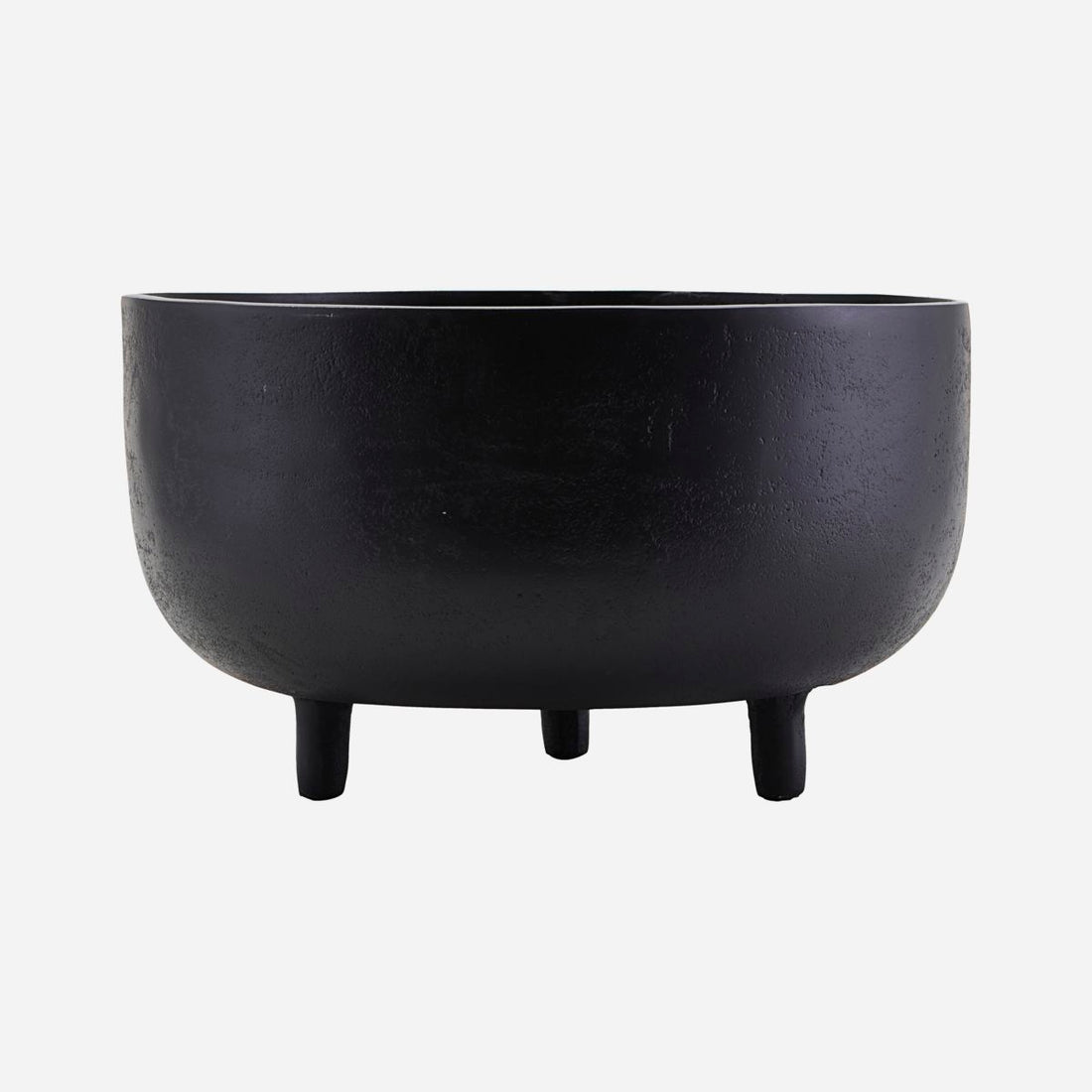 House Doctor Herb Pot, Jela, Black Oxidized-H: 16,5 cm, DIA: 28 cm