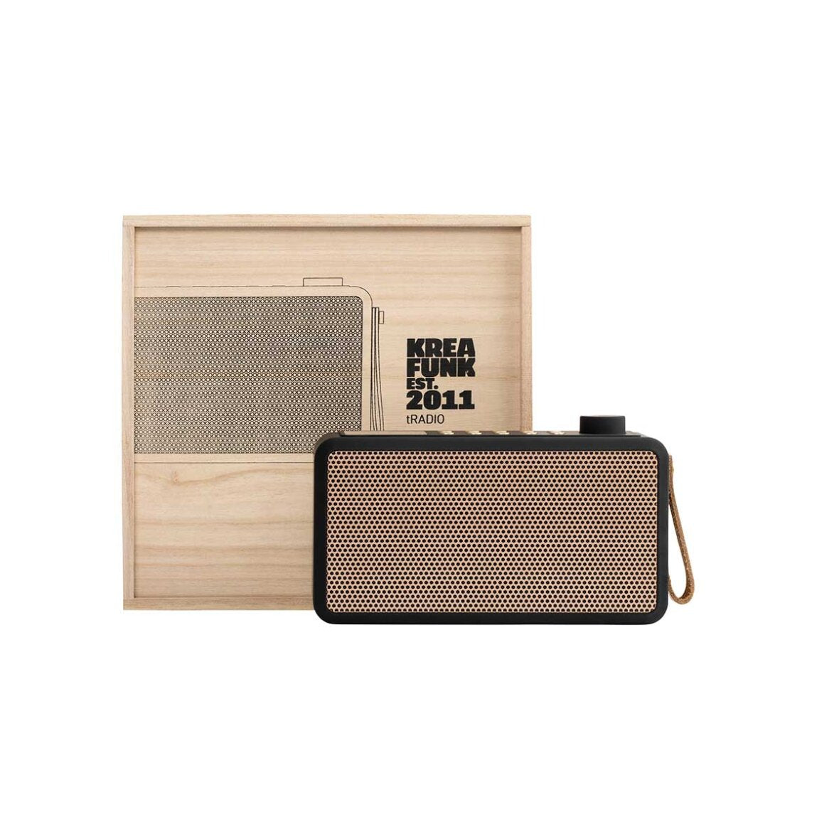 Kreafunk - T-RADIO DAB+ | SVART