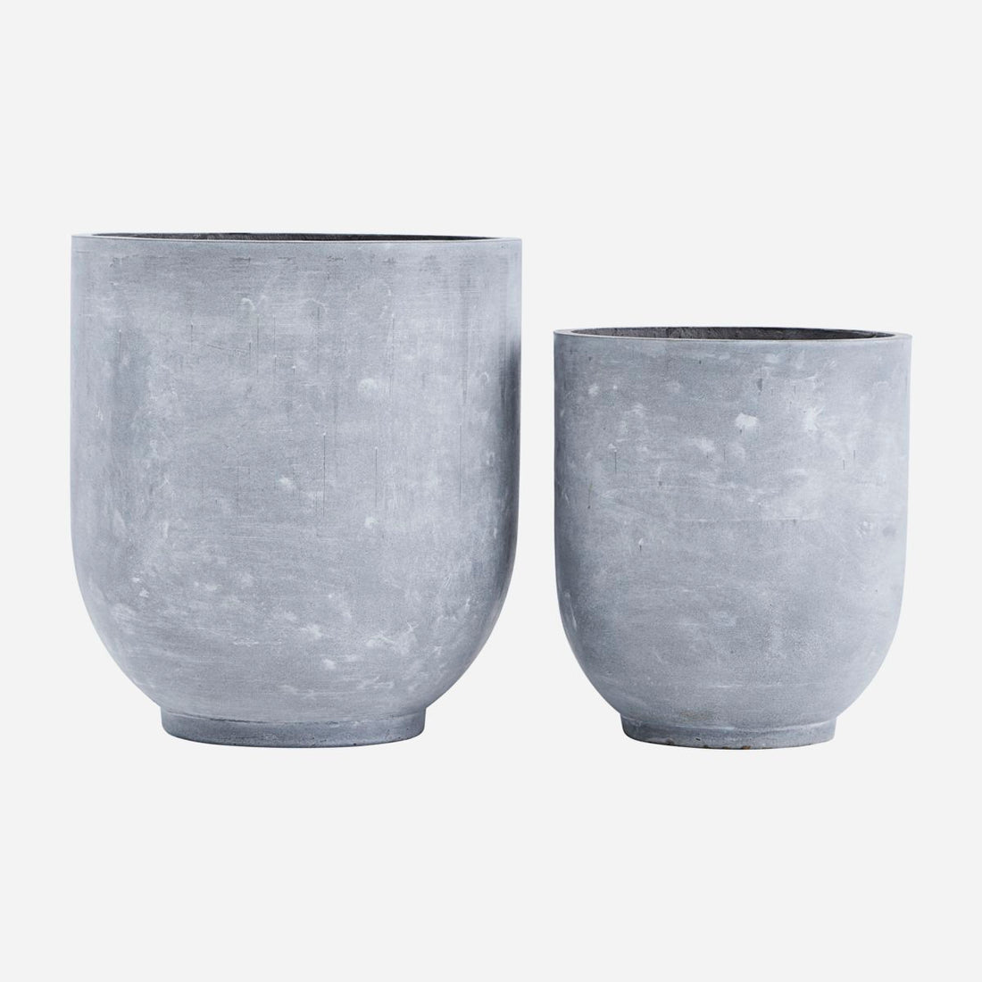 House Doctor Herb Pot, Gard, Gray-S :, H: 45 cm, Dia: 40 cm, L :, H: 55 cm, DIA: 50 cm