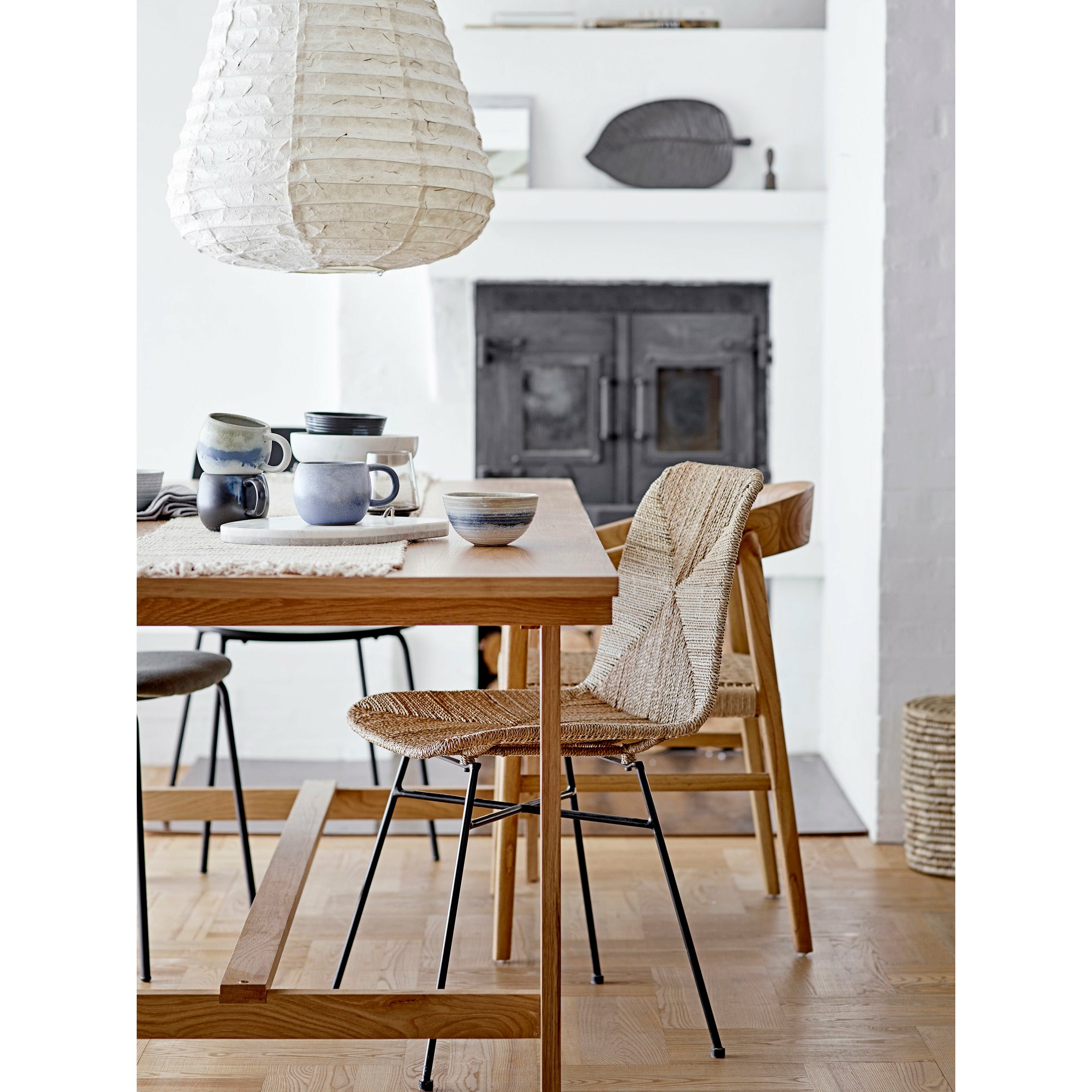 Nor Spisestol, Natur, Lampakanay - L43xH84xW56 cm - BLOOMINGVILLE - DesignGaragen.dk