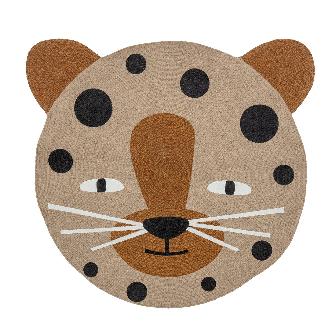 Naffie Tæppe, Brun, Jute - L104xH100 cm - BLOOMINGVILLE MINI - DesignGaragen.dk