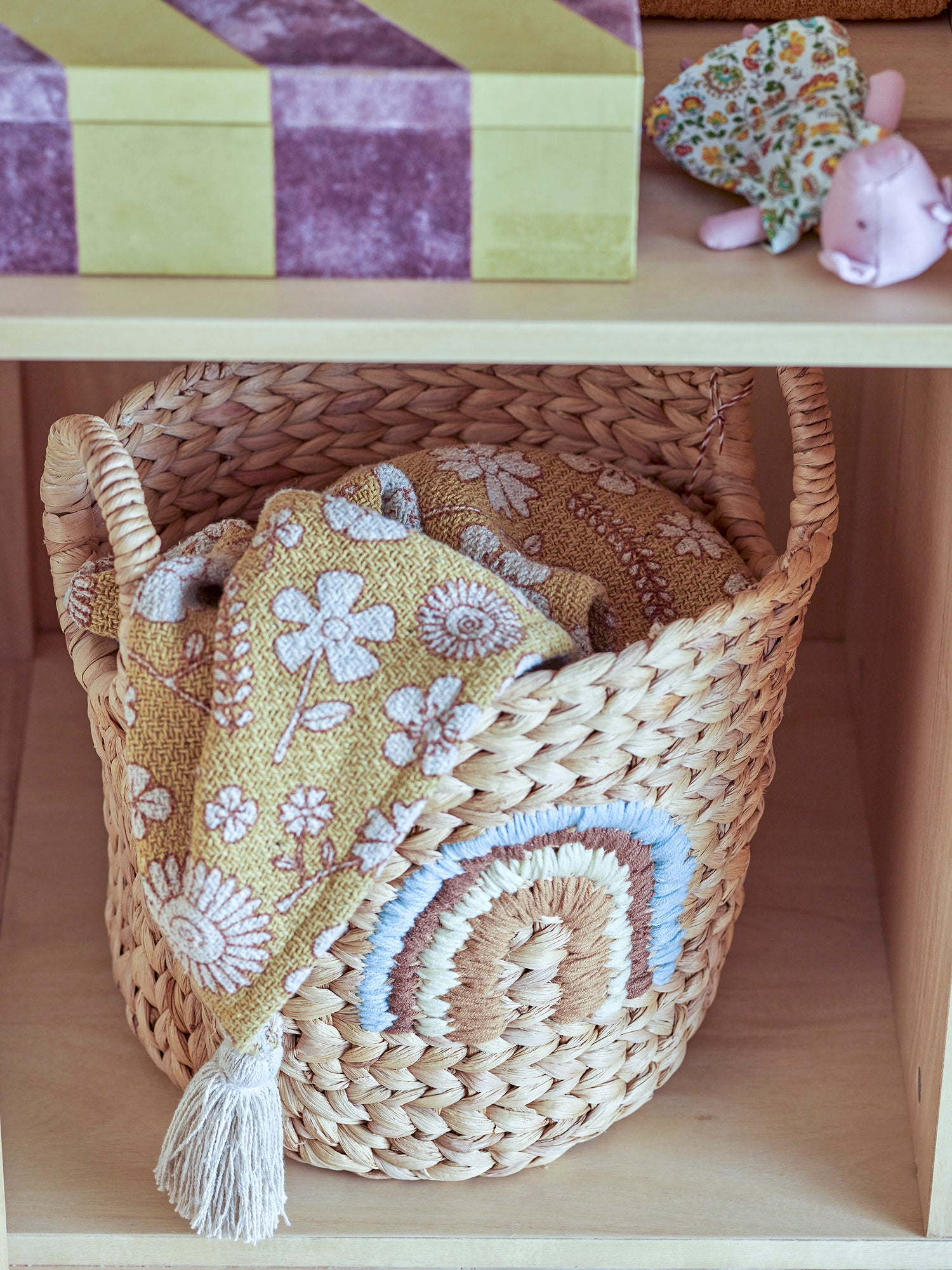 Bloomingville Mini - Agnes Basket, Nature, Vandhyacinth