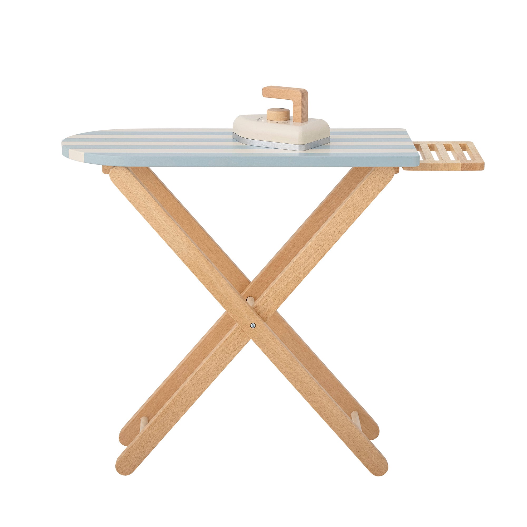 Bloomingville Mini - True Toys, Ironing Board and Iron, Blue, FSC® 100%, Pine