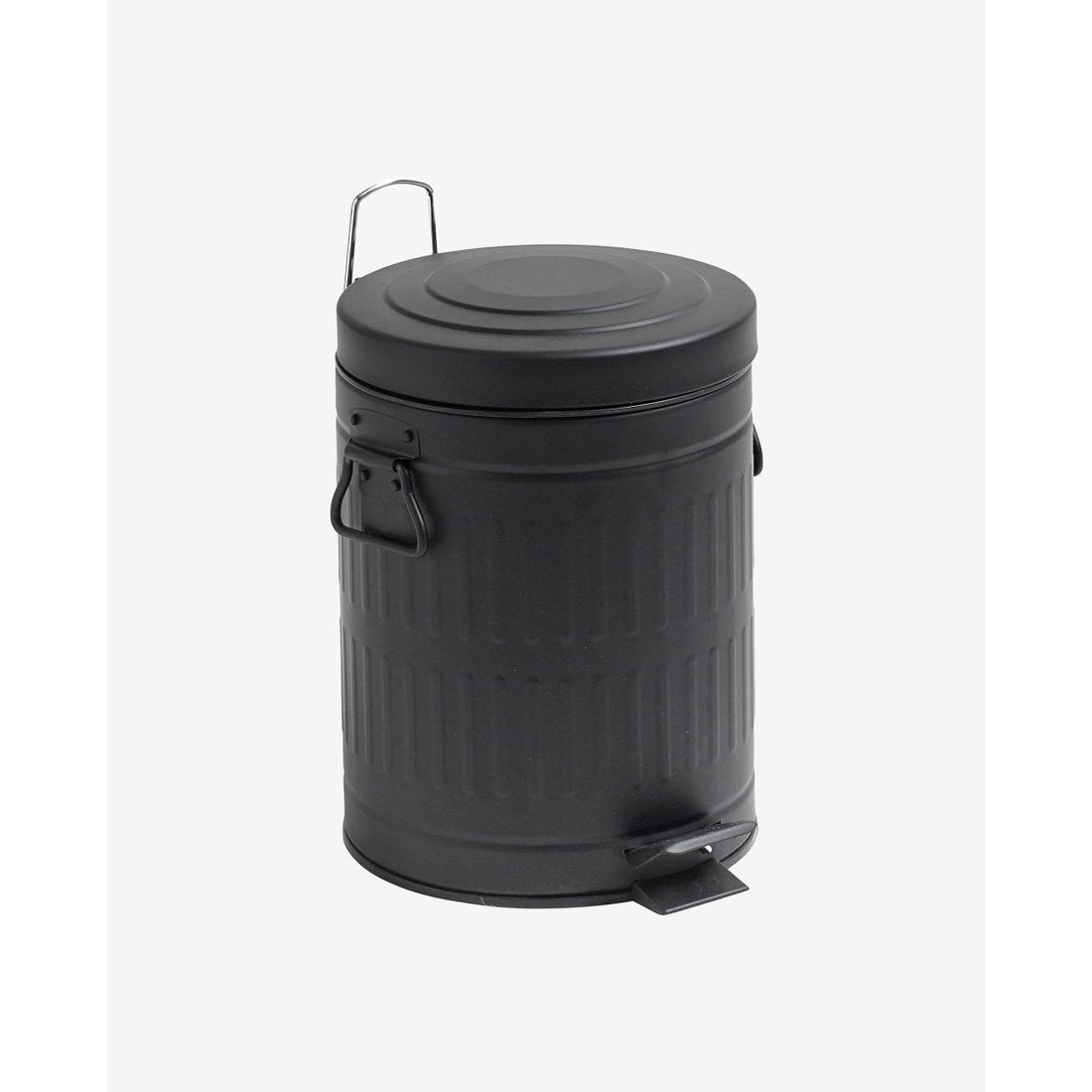 Søppelpedalbøtte - 5 ltr - Mat svart
