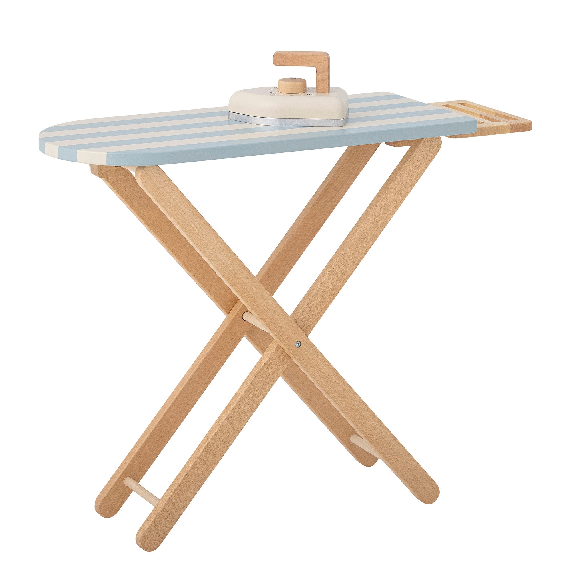 Bloomingville Mini - True Toys, Ironing Board and Iron, Blue, FSC® 100%, Pine