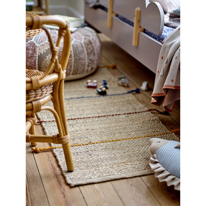 BLOOMINGVILLE MINI Clas Tæppe, Natur, Jute - L200xW50 cm - DesignGaragen.dk.